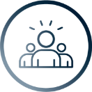 Community leadership group icon- Wisdom to Wealth